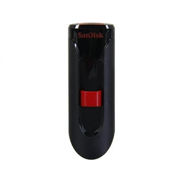 SanDisk Cruzer Glide 64 GB USB 2.0 Flash Drive - Black, Red