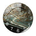 thumbnail image 2 of Reloj de pared de acrílico de 12 ", sin tictac, para sala de , pasillo, , , movimiento arrido, decoración decorativa B BLESIY Reloj de pared colgante, 2 of 7