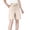 Khaki, variant on DGMIOCS Plus Size Women's Elastic Waist Linen Trousers Cooling Fabric Pants Adjustable Drawstring Pants Solid Color Navy L