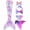 Lavender, variant on Mermaid Tail for Swimming with Monofin Mermaid Tail Swimsuit Bathing suit for Girls