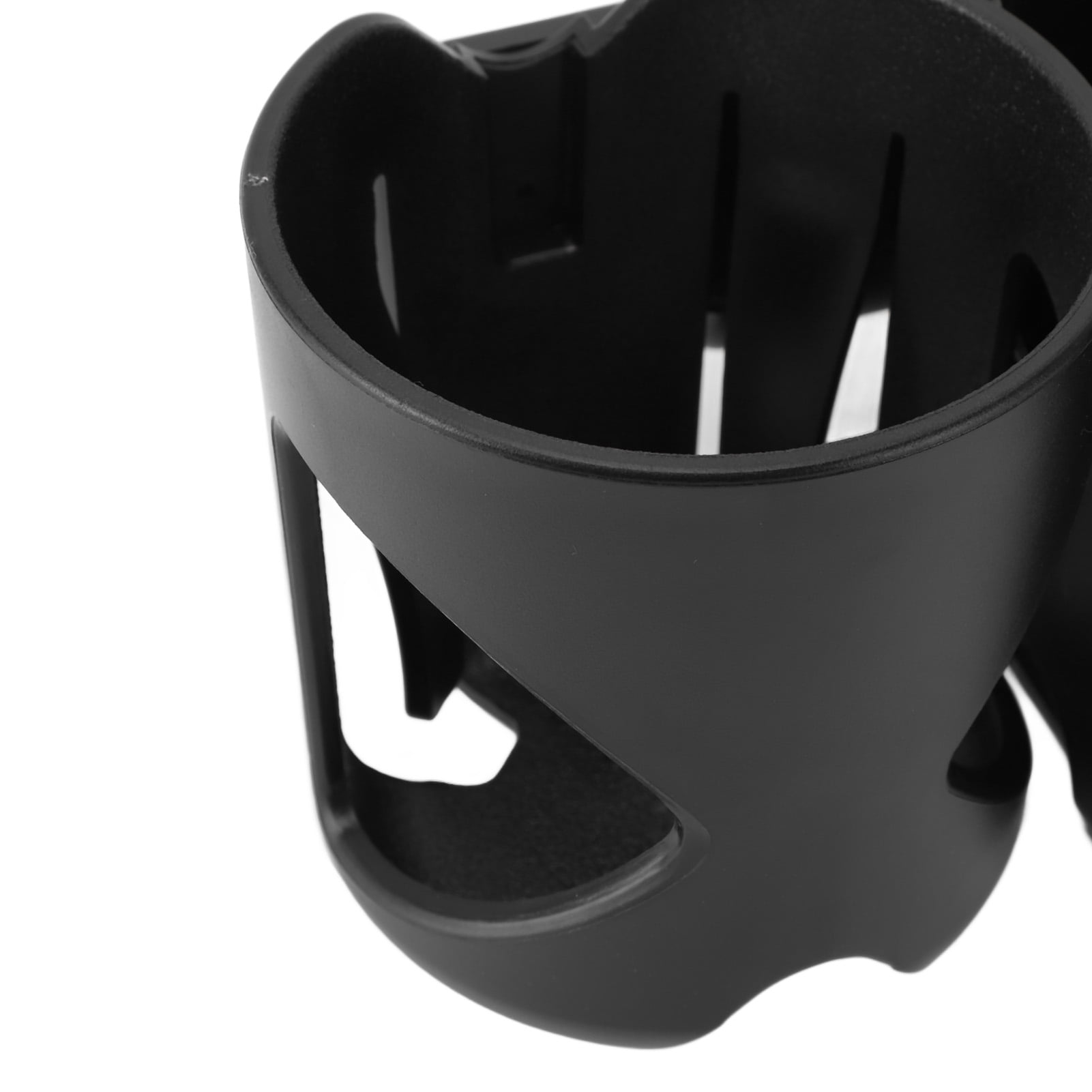 NFTIGB 3 in 1 Universal Stroller Cup Holder with Phone Holder, 360 Degree Rotatable Drink Carrier Organizer for Wheelchair, Walker, Grocery Cart, Black, 8.5 x 4 inches (21.5 x 10.2 cm)