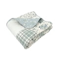 thumbnail image 7 of Donna Sharp Blue Pastures Quilted Pieced Cotton Throw, 7 of 7