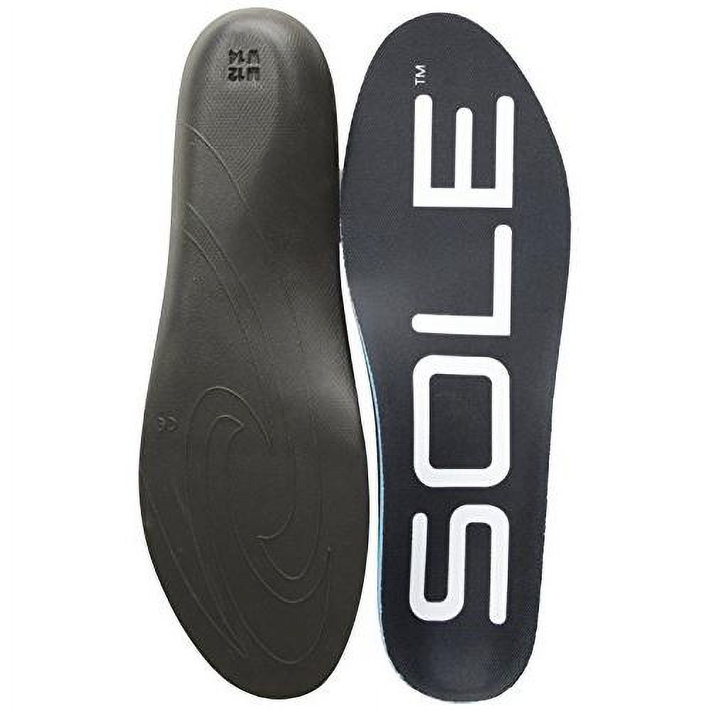 SOLE Active Thick Shoe Insoles, Black, 16 US/Men display picture 1