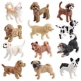 thumbnail image 2 of 12PCS Mini Dog Figurines Playset, Realistic Detailed Plastic Puppy Figures, Cute Hand Painted Mini Dog Figures Toy Set, Dog Cake Topper Easter Egg Birthday Gift, 2 of 7