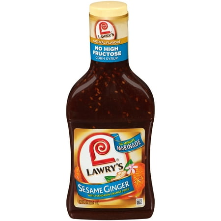 (3 Pack) Lawry's Sesame & Ginger Marinade, 12 oz