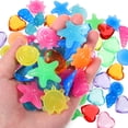 thumbnail image 3 of 1 Set Diving Gems Pool Party Favors Plastic Diamonds Glowing Colorful Diamonds with Treasure Chest, 3 of 8