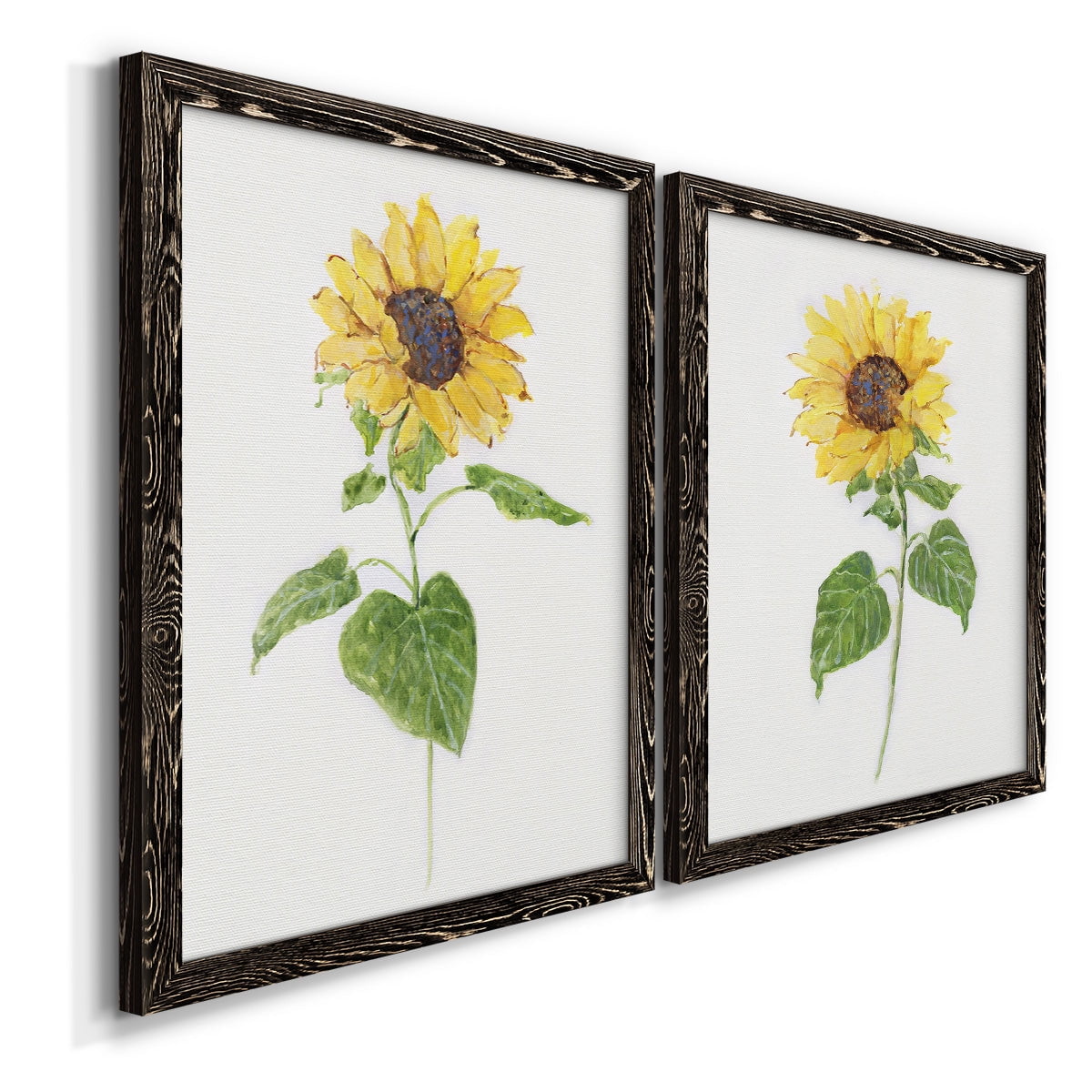 Sunflower I - Premium Framed Canvas 2 Piece Set - Ready to Hang