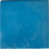 6x6 Aqua Blue Talavera Mexican Tile, Set of 4 pcs