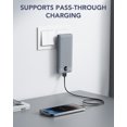 thumbnail image 3 of Cargador portátil VRURC de 10000 mAh con cables integrados y enchufe de pared, 3 of 9