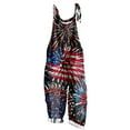 thumbnail image 2 of SELONE Fourth of July Womens Jumpsuits with Pockets Star Striped Fashion Holiday Wear Outfits Blue XL, 2 of 5