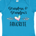 thumbnail image 4 of Inktastic Grandma and Grandpas Favorite Heart Grandchild Boys or Girls Baby Bodysuit, 4 of 5