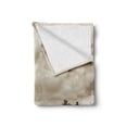 thumbnail image 2 of Vintage Airplane Soft Flannel Fleece Throw Blanket, Airplane Dramatic Cloudy Skies Aviation Flyby Obsolete Composition Print, Cozy Plush for Indoor and Outdoor Use, 60" x 80", Sepia, by Ambesonne, 2 of 6