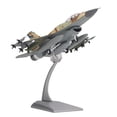 thumbnail image 4 of Modelo de aviones de combate F 16I a escala 1:72, modelo de colección de aviones estimulados de aleación de cuerpo aerodinámico, 4 of 12