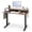 Rustic Brown, variant on Furnibear Height Adjustable Electric Standing Desk 48 x 24 Inch with 2 Fabric Drawers Monitor Shelf and 3 Memory Settings in Black