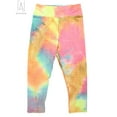 thumbnail image 6 of Gustave Tie Dye High Waisted Yoga Pants for Women Tummy Control Butt Lifting Workout Leggings Stretch Running Athletic Tights Capris, S, 6 of 9
