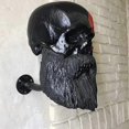 thumbnail image 4 of Motorcycle Helmet Skull Wall Mount Holder, Resin Craft Support, 4 of 5
