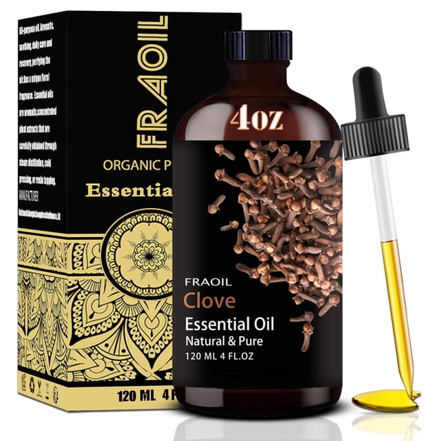 Aceite esencial FRAOIL Clavo 120 ml para humidificador difusor