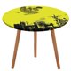 thumbnail image 1 of Lázaro-theme Fitted Round Tablecloths Elastic Edged Table Covers Waterproof Table Cloth for Kitchen Holiday Party Tables Decor 150cm, 1 of 6