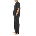 thumbnail image 3 of Unisex Scrub Sets / Medical Scrubs (V-Neck) (Black, Large), 3 of 3