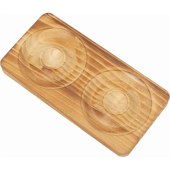 2Pcs Wooden Bead Boards Rectangle Bracelet Finger Ring Display Holder Tray for Bracelet DIY Jewelry Making 2pcs