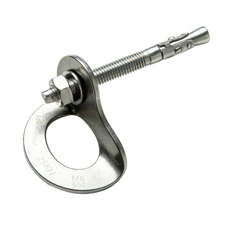 2Pcs 25KN Anchor Set Hanger Expansion Bolt Nut Piton Rock Climbing