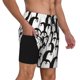 thumbnail image 2 of Balery Cartoon Penguin Bañador para hombre, shorts de playa de secado rápido con entrepierna y forro de compresión-XX-Large, 2 of 6