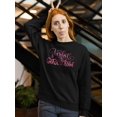 thumbnail image 2 of Zombie Girl Squad Sweatshirt Women -Image by Shutterstock, Female 3X-Large, 2 of 4
