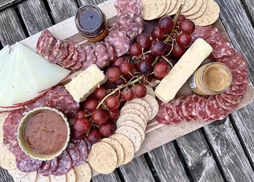 Giorgio's Naturals Mixed Berries Salami - Gourmet Artisan Salami with Dried Berries, Retail Chub, Handcrafted Dry-Aged Salami, Lunch And Deli Meat, Gluten-Free - 5 oz