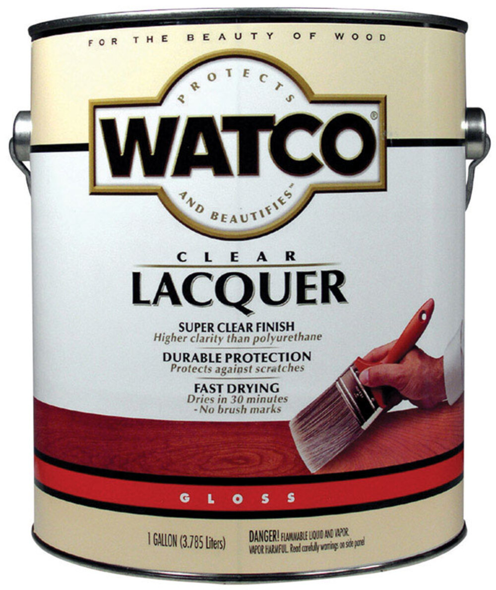 Watco Clear Wood Finish Lacquer 1 gal. Total Qty 2