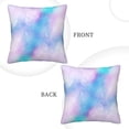 thumbnail image 3 of ZNDUO Square Home Decorative Throw Pillows, Corduroy Dream Star Purple Pattern Couch Pillows, Throw Pillows for Bed, 20"x20", 3 of 8