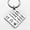 Silver, variant on Elainilye Engraved Metal Keychain Personalized Custom Message Key Ring Pendant Gift for Him Her Friends Family Valentine's Day Christmas Graduation