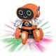 thumbnail image 5 of Dancing Robot, Walking Electronic Battery Operated Flashing Lights and Music Kids Robot, Robot Toys for Kids, Present for 4 5 6 7 8 9 Years Old Kids, 5 of 5