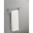 thumbnail image 2 of Franklin Brass MAX10-BN Maxted 18" Glass Shelf w/ Towel Bar Brushed Nickel, 2 of 5
