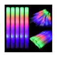 thumbnail image 4 of Glow Sticks Bulk, Led Foam Sticks With 3 Modes Colorful Flashing, Glow In The Dark Party Supplies For Wedding, 5pcs, 4 of 5