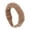 Tan, variant on Hair Band with Soft Strings Fuzzy Chenille Headband - Black with Bow