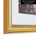 thumbnail image 3 of ArtToFrames 8x8 Inch Gold Picture Frame, This Gold Wood Poster Frame is Great for Your Art or Photos, Comes with Regular Glass (4159), 3 of 8