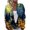 Earthy Yellow, variant on Halloween Cardigan Sweaters for Women Knit Ghost Pumpkin Witch Print Open Front Trendy Outfits Mystical Print Costume Holiday Cardigan Blue 3XL