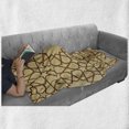 thumbnail image 6 of Antique Soft Flannel Fleece Throw Blanket, Star Shapes on Retro Design with Fractures Classic Eastern Building, Cozy Plush for Indoor and Outdoor Use, 50" x 70", Cream Brown, by Ambesonne, 6 of 6