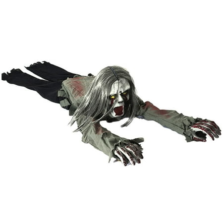 

Lyqzj Holiday Prop Decor with LED Glowing Eyes Voice-activated Creepy Horror Decorations Creepy Halloween Party Favors Shrilling Sound Ghost Prank Props for Festival Bar Home Decoration