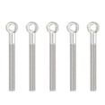 thumbnail image 1 of Uxcell 5Pcs M8x76mm Machinery Lifting Shoulder Eye Bolts Threaded Screw Eyebolt, 1 of 7