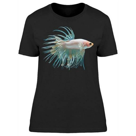 Gorgeous Crowntail Pearl Betta T-Shirt Women -Image by Shutterstock, Female Large