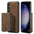 thumbnail image 7 of For Samsung Galaxy S25 Plus Case, Detachable 2 in 1 PU Leather Zipper Wallet Case for Women Men with RFID Blocking Removable Card Holder Slot Magnetic Closure Shockproof Protective Phone Cover,Brown, 7 of 7