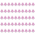 thumbnail image 1 of Uxcell Mini Jingle Bells 1" Metal Hanging Bells Pink 50Pack, 1 of 5