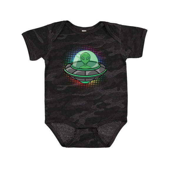 Inktastic Spaceship Funny Alien Outer Space Boys or Girls Baby Bodysuit