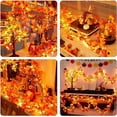 thumbnail image 5 of Maple Leaf Fall Garland Lights, Fall Decor 20 LED Enlarged Fall Leaves Fall String Lights Waterproof Battery Operated Thanksgiving Halloween Autumn Harvest Home Indoor Outdoor Decor, 5 of 5