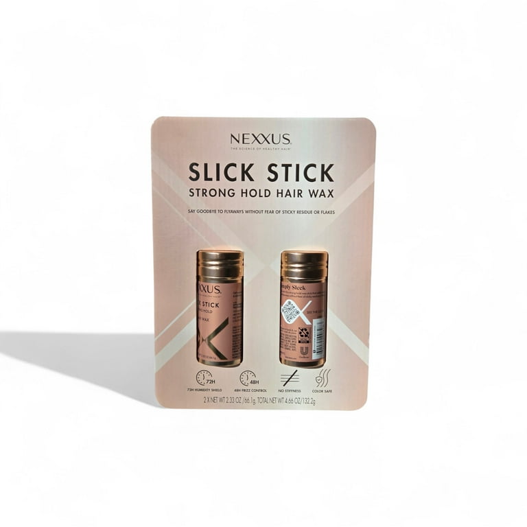 Nexxus Slick Stick Strong Hold Hair Wax, 2-Pack, 2.33 oz Each