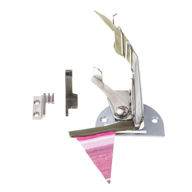 Máquina de coser industrial de 2 pliegues, dobladillo de ángulo recto 0, tamaño 11 34mm