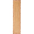 thumbnail image 2 of Sivi 3 x 14 Feet Handmade Scallop Braided Jute Rug - Natural Jute Runner Rug, 2 of 15