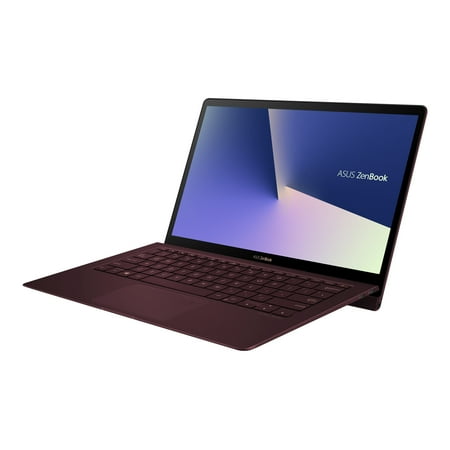 ASUS ZenBook S UX391UA XB71R - Intel Core i7 - 8550U / up to 4 GHz - Win 10 Pro 64-bit - UHD Graphics 620 - 8 GB RAM - 256 GB SSD - 13.3" 1920 x 1080 (Full HD) - IEEE 802.11b, IEEE 802.11a, IEEE 802.11g, IEEE 802.11n, IEEE 802.11ac, Bluetooth 4.2 - Wi-Fi 5 - burgundy red glass (LCD cover), burgundy red metal (top)