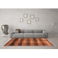 thumbnail image 3 of Ahgly Company Indoor Rectangle Abstract Brown Modern Area Rugs, 5' x 7', 3 of 4